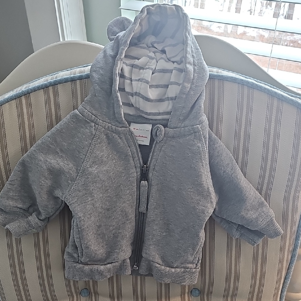 Hanna Andersson Gray Baby Jacket